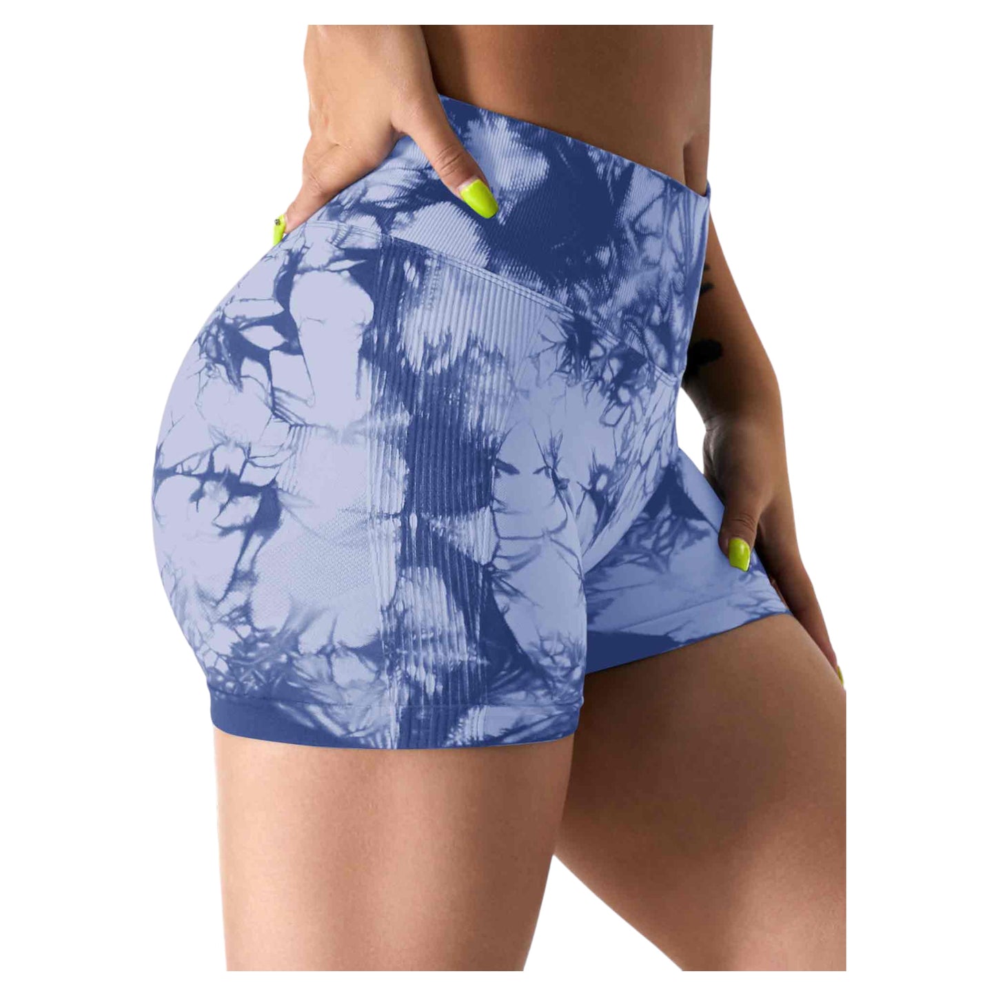 Tie-Dye Yoga Shorts