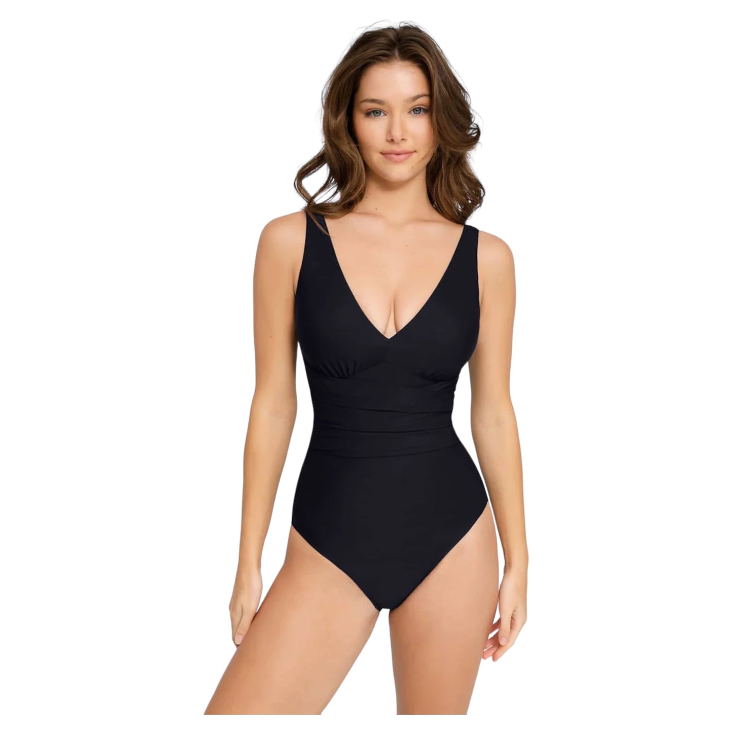 V-Neck Seamless Swimsuit